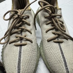 adidas Beige Sneakers with Black Stripe